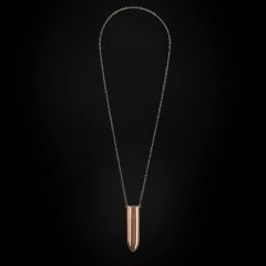   Dorcel - dobíjecí, vodotěsný vibrační náhrdelník (růžově zlatý)