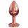 Dorcel Diamond Plug S - hliníkové anální dildo - malé (rosegold)