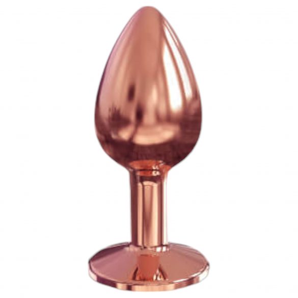 Dorcel Diamond Plug S - hliníkové anální dildo - malé (rosegold)