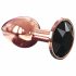 Dorcel Diamond Plug S - hliníkové anální dildo - malé (rosegold)