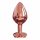 Dorcel Diamond Plug M - hliníkové anální dildo - střední (rosegold)