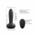 Dorcel Deep Thrust - vibromasseur à poussée rechargeable (noir)