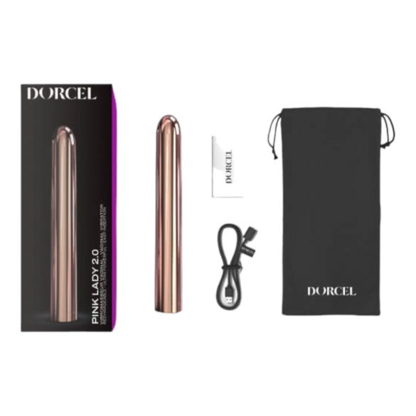 Dorcel Pink Lady 2.0 - oplaadbare vibratie staaf (roze-goud)