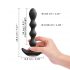 Dorcel Flexi Balls - oplaadbare, draadloze anale vibrator (zwart)