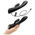 Dorcel Flexi Rabbit - vibromasseur chauffant avec stimulateur clitoridien (noir)