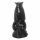 AnimHole Wolf - wolf penis dildo - 21cm (zwart)