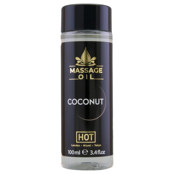 HOT huile de massage pour soin de la peau - noix de coco (100ml)