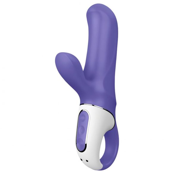 Satisfyer Magic Bunny - vodotěsný, akumulátorový vibrátor s dráždidlem na klitoris (modrý)