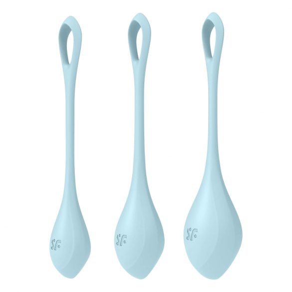 Satisfyer Yoni Power 2 - boules de geisha - bleu (3 pièces)