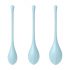 Satisfyer Yoni Power 2 - geishaballen set - blauw (3-delig)