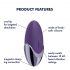 Satisfyer Plaisir Violet - vibrateur clitoridien rechargeable