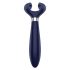 Satisfyer Plaisir Infini - vibromasseur pour couple rechargeable et étanche (bleu)