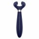 Satisfyer Plaisir Infini - vibromasseur pour couple rechargeable et étanche (bleu)