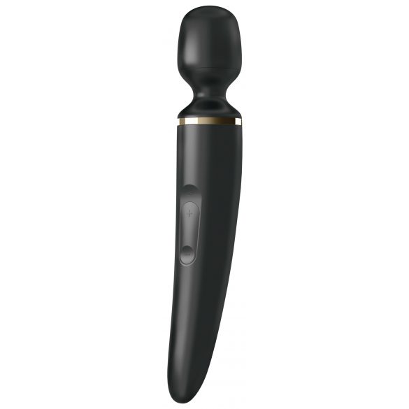 Satisfyer Wand-er Woman - nabíjecí, vodotěsný masážní vibrátor (černý)