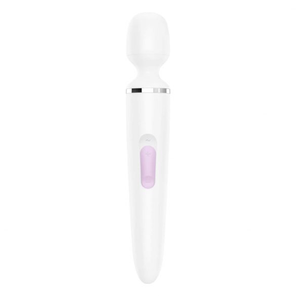 Satisfyer Wand-er Woman - nabíjecí, vodotěsný masážní vibrátor (bílý)