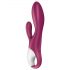 Satisfyer Heated Affair - vyhřívací, vibrátor s dráždidlem na klitoris (červený)