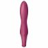 Satisfyer Heated Affair - nabíjecí vibrátor s ohřevem a ramenem na klitoris (červený)