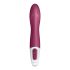 Satisfyer Big Heat - nabíjecí, ohřívající vibrátor na bod G (červený)