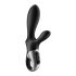 Satisfyer Heat Climax+ - vibromasseur anal chauffant intelligent avec bras (noir)