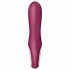 Satisfyer Hot Bunny - inteligentní, topný vibrátor s ramenem na klitoris (červený)