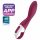 Satisfyer Heated Thrill - inteligentní, nabíjecí, ohřívající vibrátor (červený)