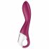 Satisfyer Heated Thrill - inteligentní, nabíjecí, ohřívající vibrátor (červený)