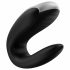 Satisfyer Double Fun - vibromasseur de couple intelligent et étanche (noir)