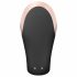 Satisfyer Double Love - nabíjecí, vodotěsný smart párový vibrátor (černý)