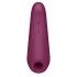 Satisfyer Curvy 1+ - stimulateur clitoridien à ondes d'air intelligent (rouge)