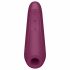 Satisfyer Curvy 1+ - nabíjecí, vodotěsný smart vibrátor na stimulaci klitorisu (červená růže)