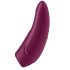 Satisfyer Curvy 1+ - nabíjecí, vodotěsný smart vibrátor na stimulaci klitorisu (červená růže)