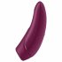 Satisfyer Curvy 1+ - nabíjecí, vodotěsný smart vibrátor na stimulaci klitorisu (červená růže)