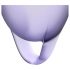 Satisfyer Feel Confident - ensemble de coupes menstruelles (violet) - 2 pièces