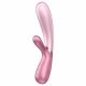 Satisfyer Hot Lover - inteligentní, nabíjecí, ohřívající vibrátor (růžový)