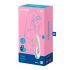 Satisfyer Heat Wave - vibromasseur chauffant intelligent (menthe)