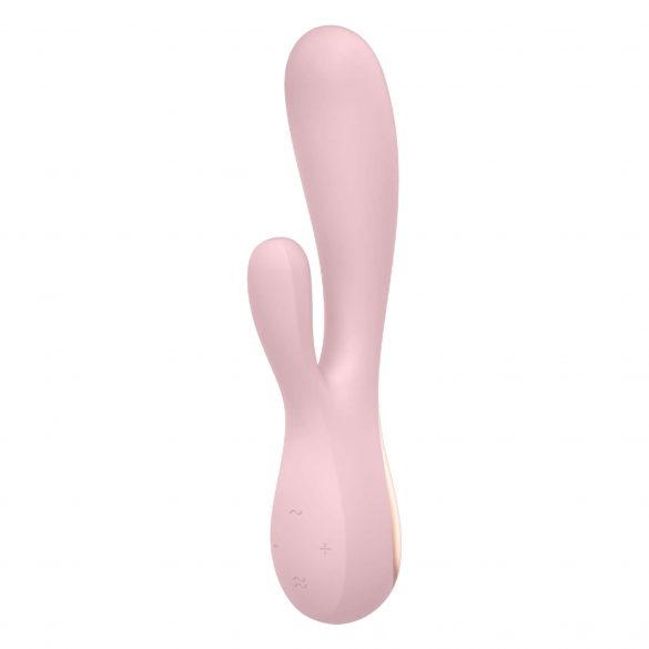 Satisfyer Mono Flex - nabíjecí, vodotěsný smart vibrátor (bledě růžový)