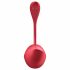 Satisfyer Shiny Petal - vibrační vajíčko s rádiovým ovládáním (červené)