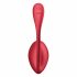 Satisfyer Shiny Petal - vibrační vajíčko s rádiovým ovládáním (červené)