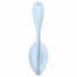 Satisfyer Smooth Petal - chytré vibrační vajíčko (modré)