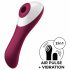 Satisfyer Dual Crush - nabíjecí vaginální a klitorisový vibrátor (červený)