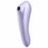 Plaisir Double Satisfyer - stimulateur à air et vibromasseur 2-en-1 (violet)