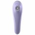 Plaisir Double Satisfyer - stimulateur à air et vibromasseur 2-en-1 (violet)