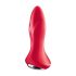 Satisfyer Rotator Plug 1 - oplaadbare, parelvormige anale vibrator (rood)