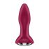 Satisfyer Rotator Plug 2 - oplaadbare, parelvormige anale vibrator (fusie)