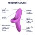 Satisfyer Amoureux Audacieux - Vibromasseur Doigt Rechargeable Étanche (Rose)