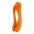 Satisfyer Canne Sucrée - vibrateur rechargeable étanche à deux branches (orange)