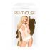 Penthouse Perfect Lover - krajkové body (bílé)  - L/XL