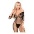 Penthouse High Profil - combinaison fleurie carmen (noir)