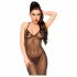 Penthouse Love on Fire - Sparkling Sheer Bodysuit with Thong (Black) 