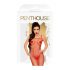 Penthouse Body Search - Combinaison résille ouverte (rouge) - XL